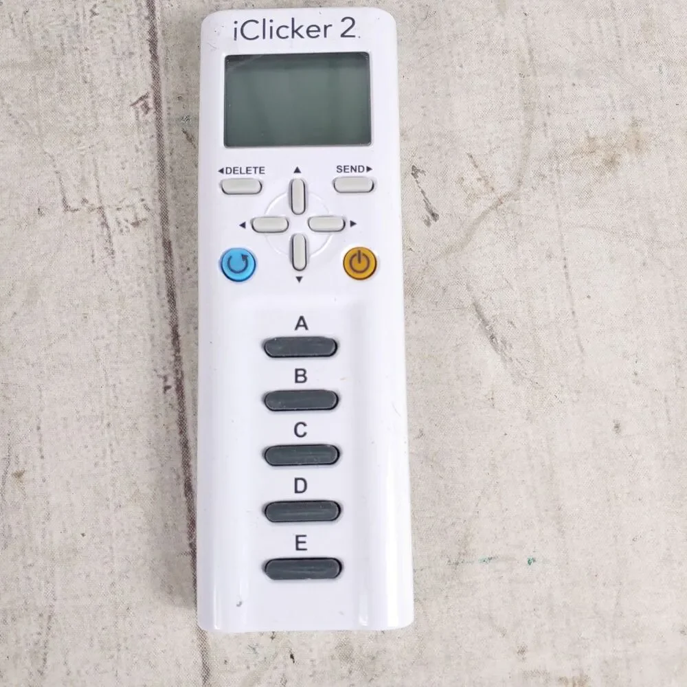 iClicker 2 Student Remote w/ BOX, Classroom Response Controller - TESTED WORKING